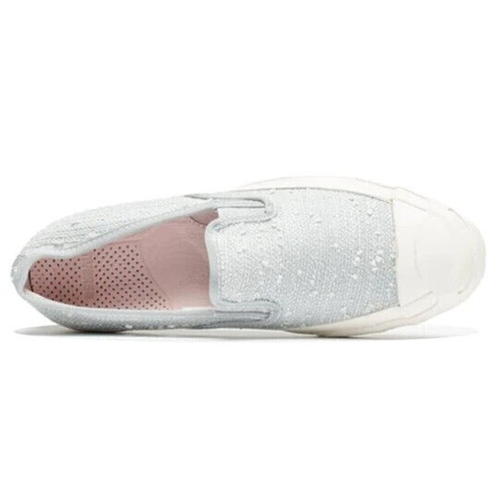 Converse Womens‎ Bunney Jack Purcell 154040C Gray Slip On Shoes Size W 9.5